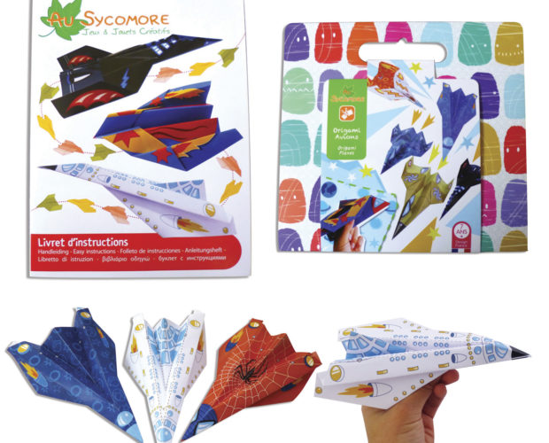 Jouet DIY - Origamis Avions - Sycomore / Papersong