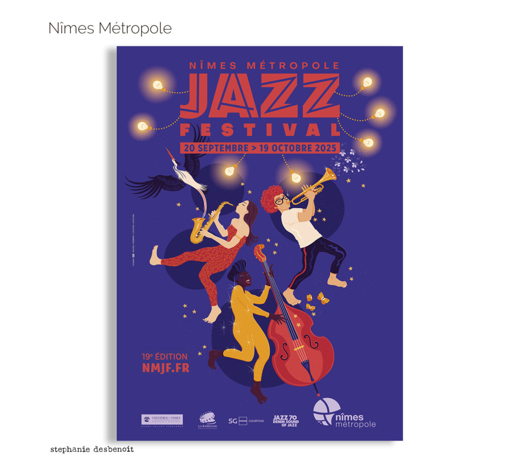 Affiche Nîmes Jazz Festival